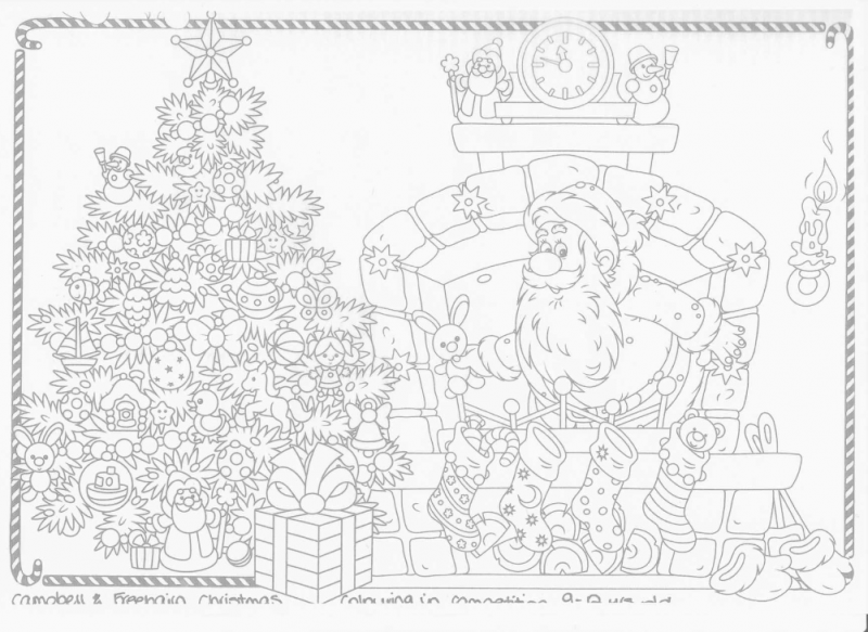 Christmas Colouring In Competition