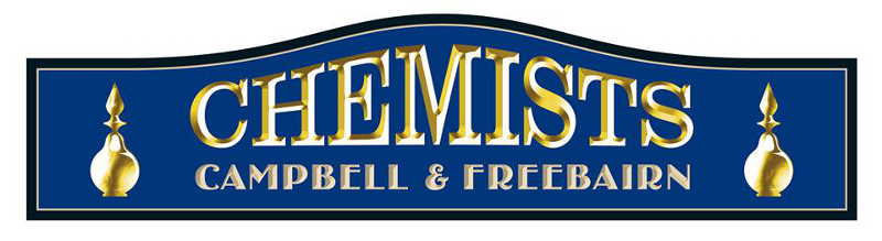 Campbell & Freebairn Chemist Logo